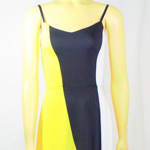 High Low Color Block Dress
